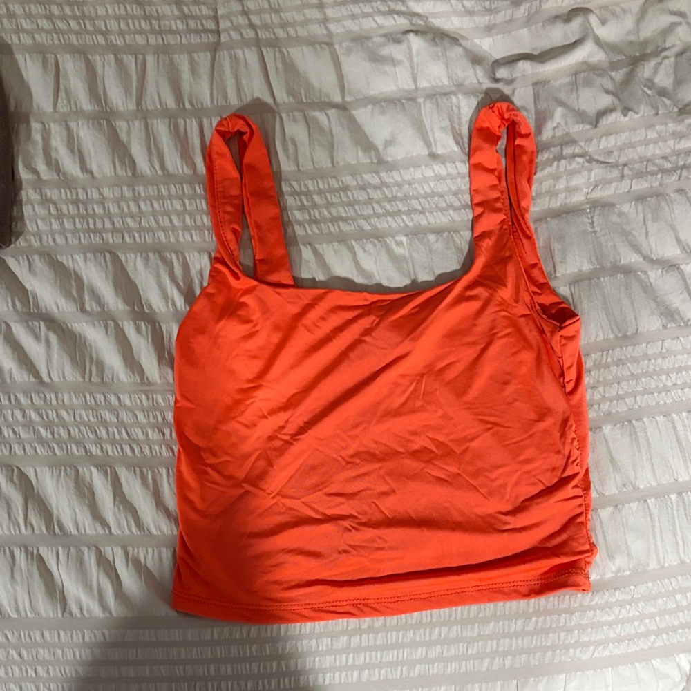 Vibrant Orange Tank Top